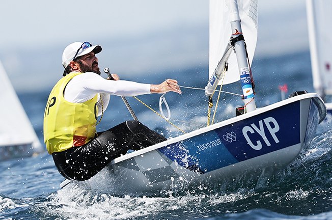 image Kontides slips to second at Tokyo Olympics