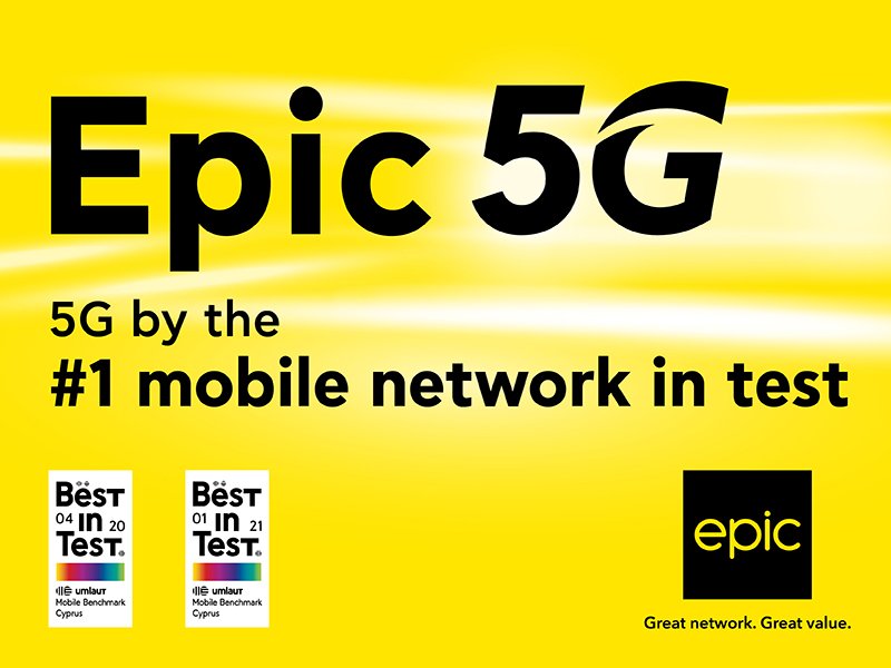 image Epic 5G: 5G by the #1 Mobile Network in Test in Cyprus