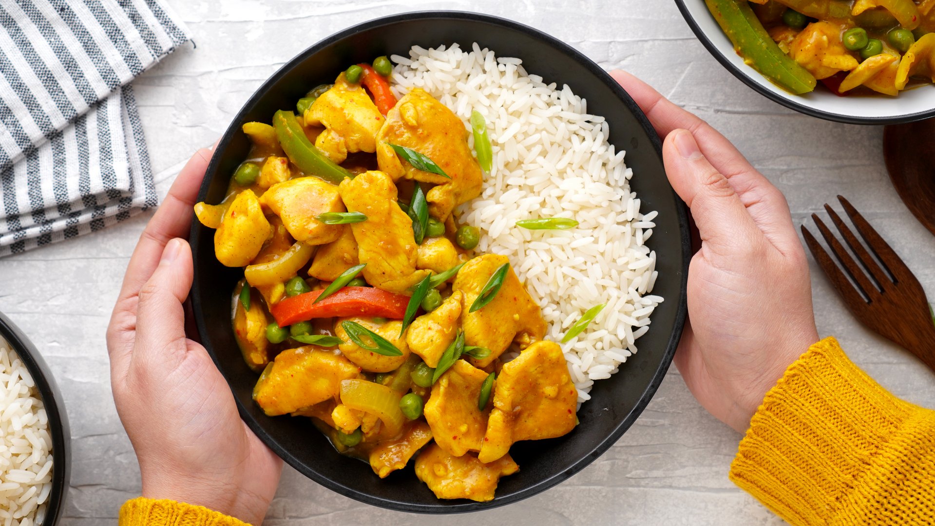image Asian step-by-step home cooking recipes: Chinese chicken curry
