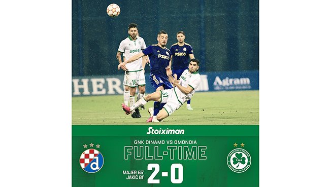 image Omonia in trouble after defeat in Zagreb