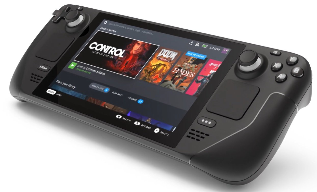 image First reactions to Steam Deck handheld console positive
