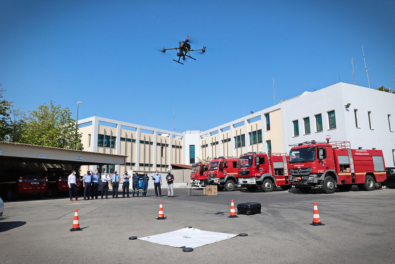 image Fire service receives two state-of-the-art drones