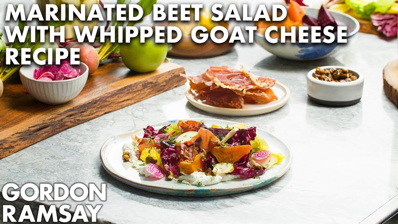 image Gordon Ramsay&#8217;s beet salad with goat cheese and prosciutto
