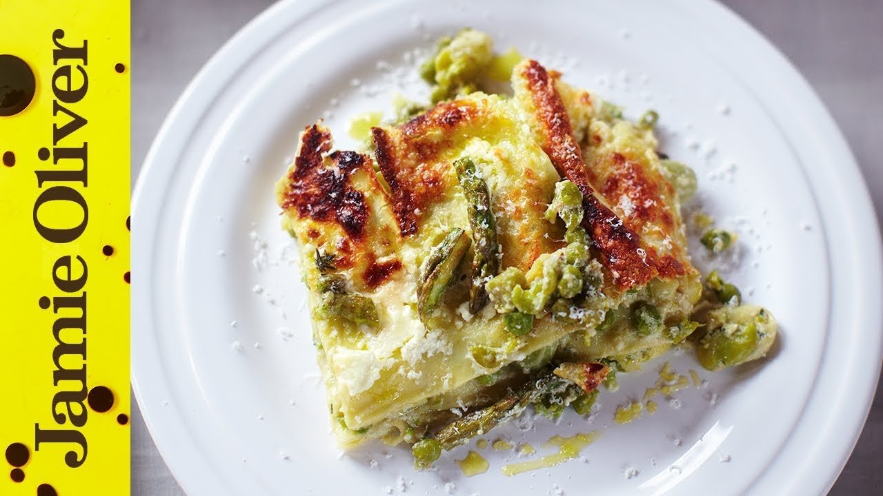 image Jamie Oliver&#8217;s summer vegetable lasagne