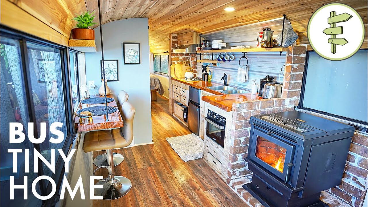 image The 1975 passenger bus that became a tiny home with a view