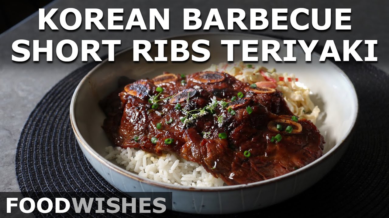 image Teriyaki-style Korean barbecue short ribs