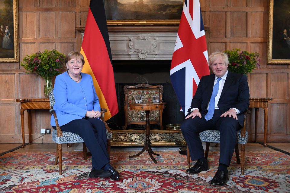 image Germany signals quarantine relaxations after meeting UK PM Johnson