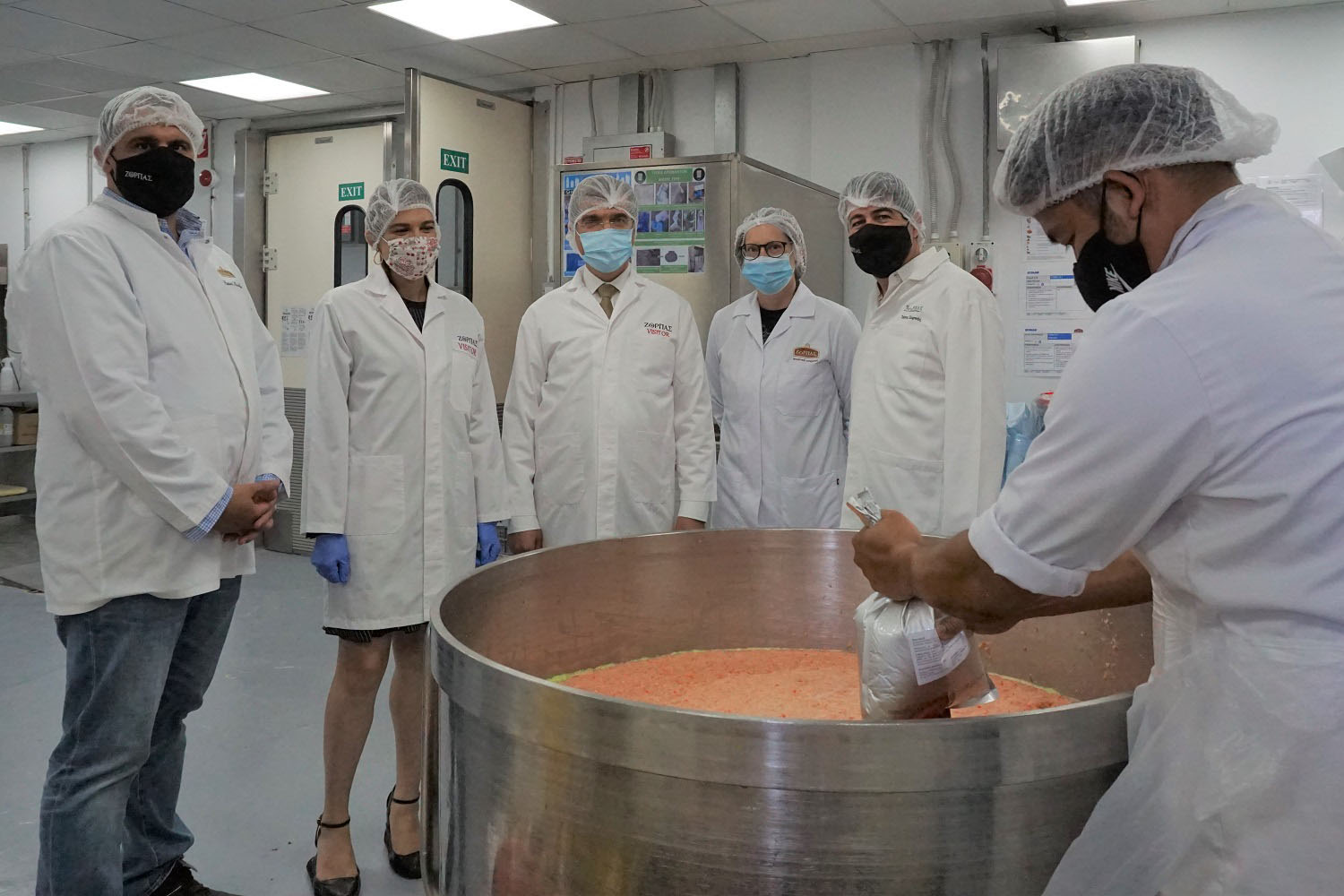 image Commerce minister tours Larnaca factories