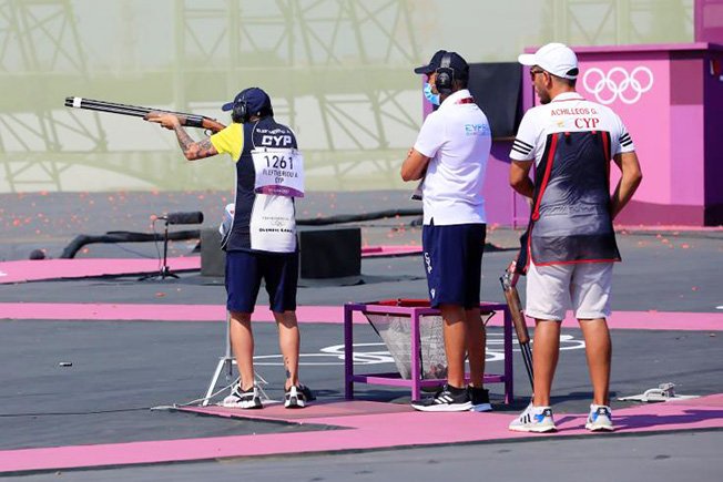 image Positive display for Cypriot shooters in Tokyo