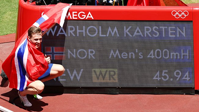 image Warholm smashes world record as IOC probes Belarus over sprinter