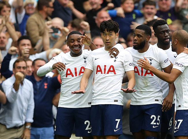 image Son scores winner as Spurs stun champions Man City