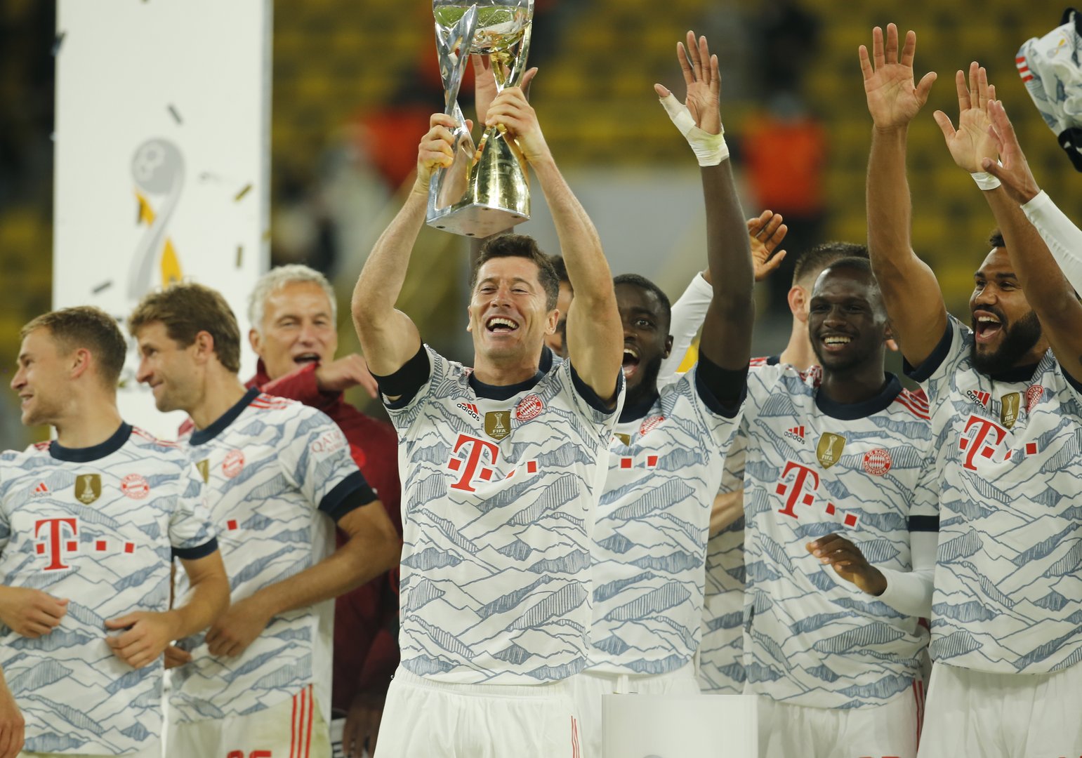 image Lewandowski brace downs Dortmund as Bayern Munich win Super Cup