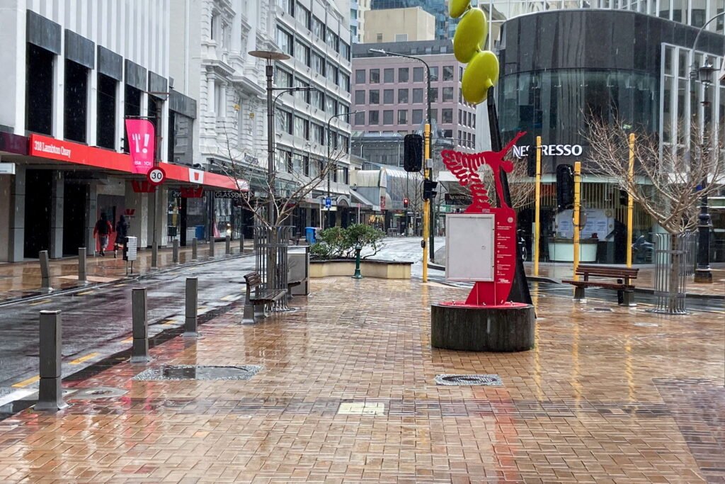 file photo: the first day of a covid 19 lockdown in wellington