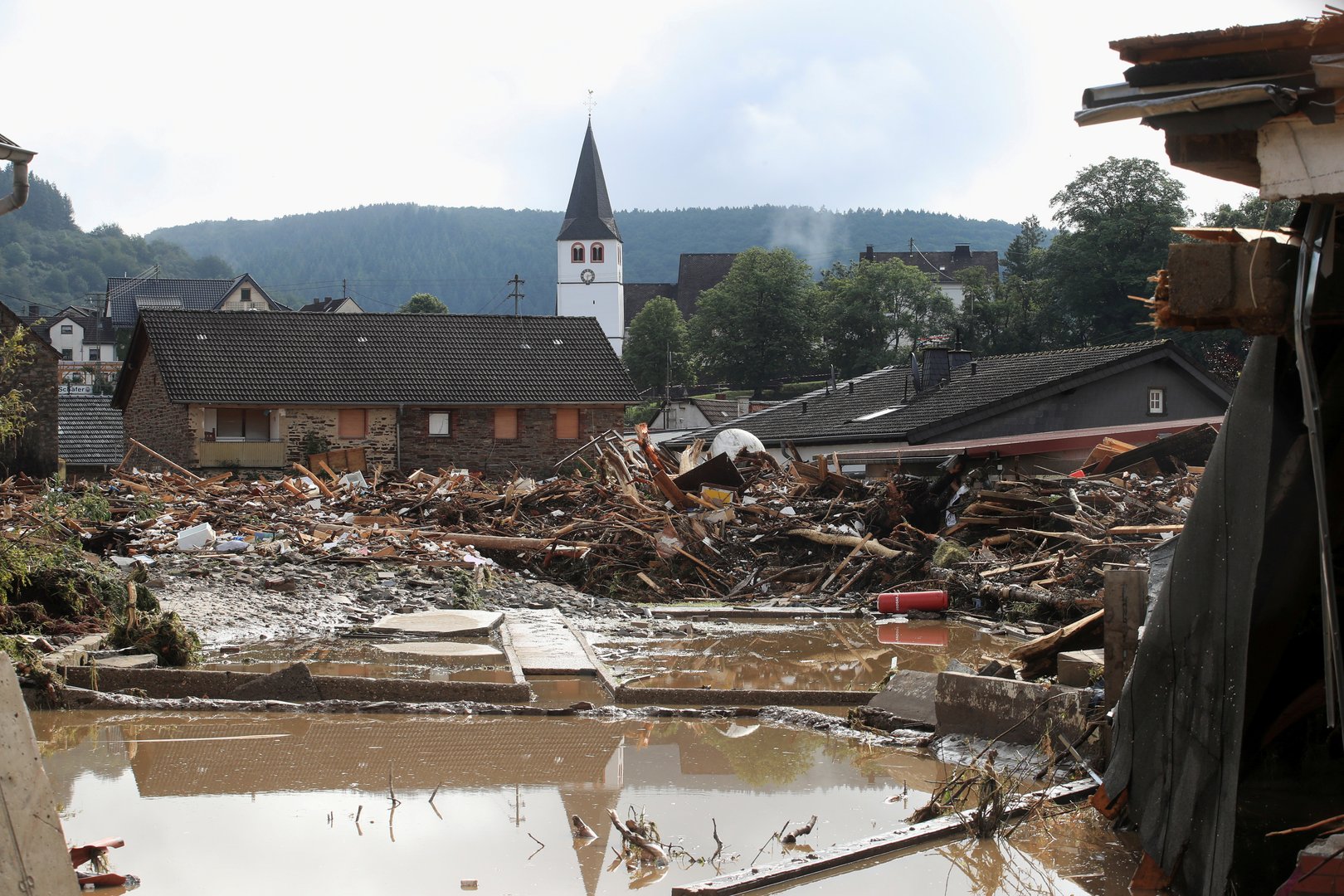 image Climate change made deadly floods in Western Europe at least 20 per cent more likely &#8211; study
