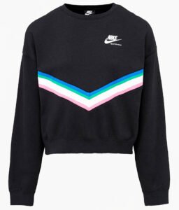 fashion3 nike nsw heritage sweatshirt in black