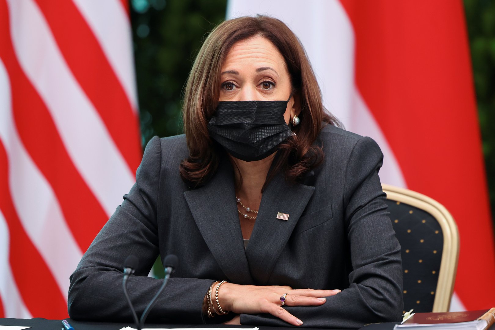 image Kamala Harris says China intimidates to back South China Sea claims