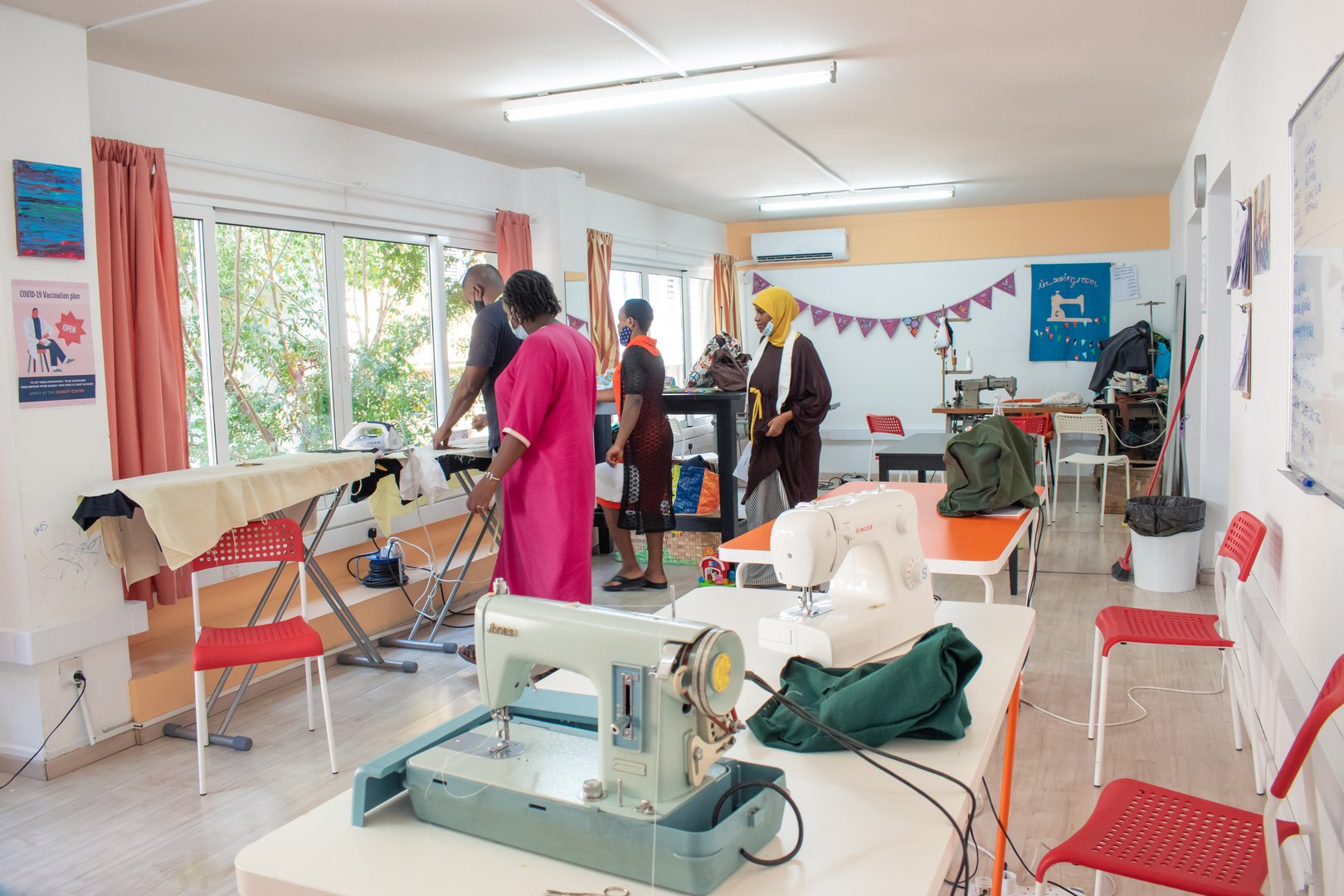 image The sewing group helping refugees to rebuild lives