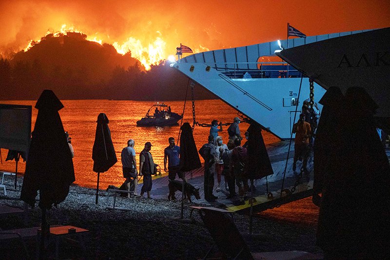 image Carbon footprints in flood and flame