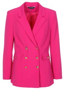 fashion3 star by julien macdonald fitted pink blazer