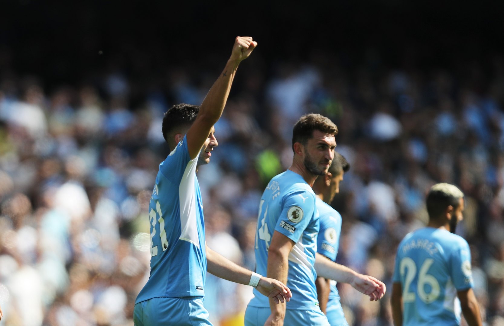 image Manchester City make light work of thrashing hapless 10-man Arsenal