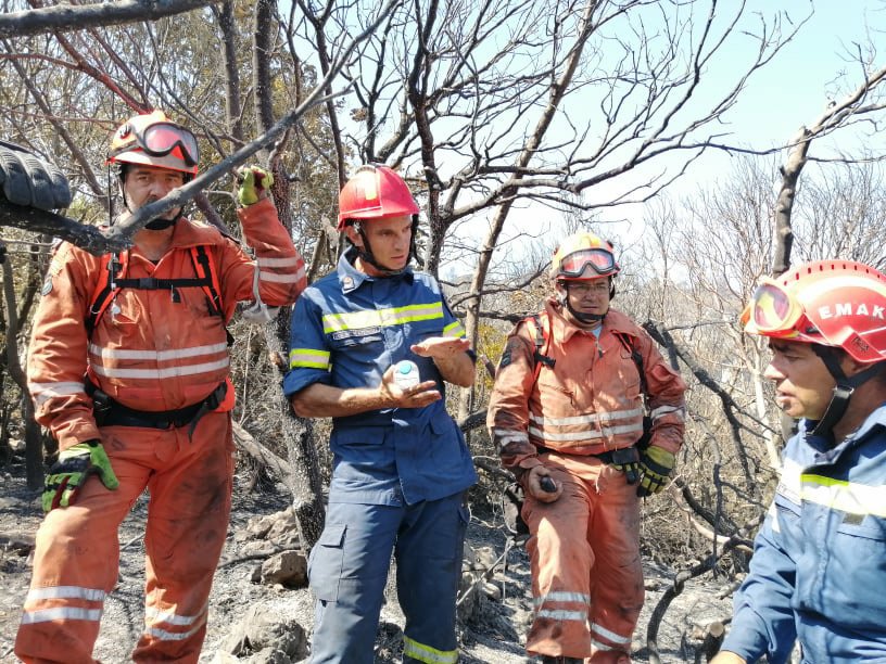 image Cyprus firefighters deployed in Parnitha on Monday (updated)