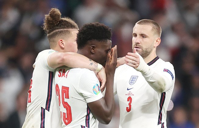 image Racial abuse of players complicates shootouts, says Southgate
