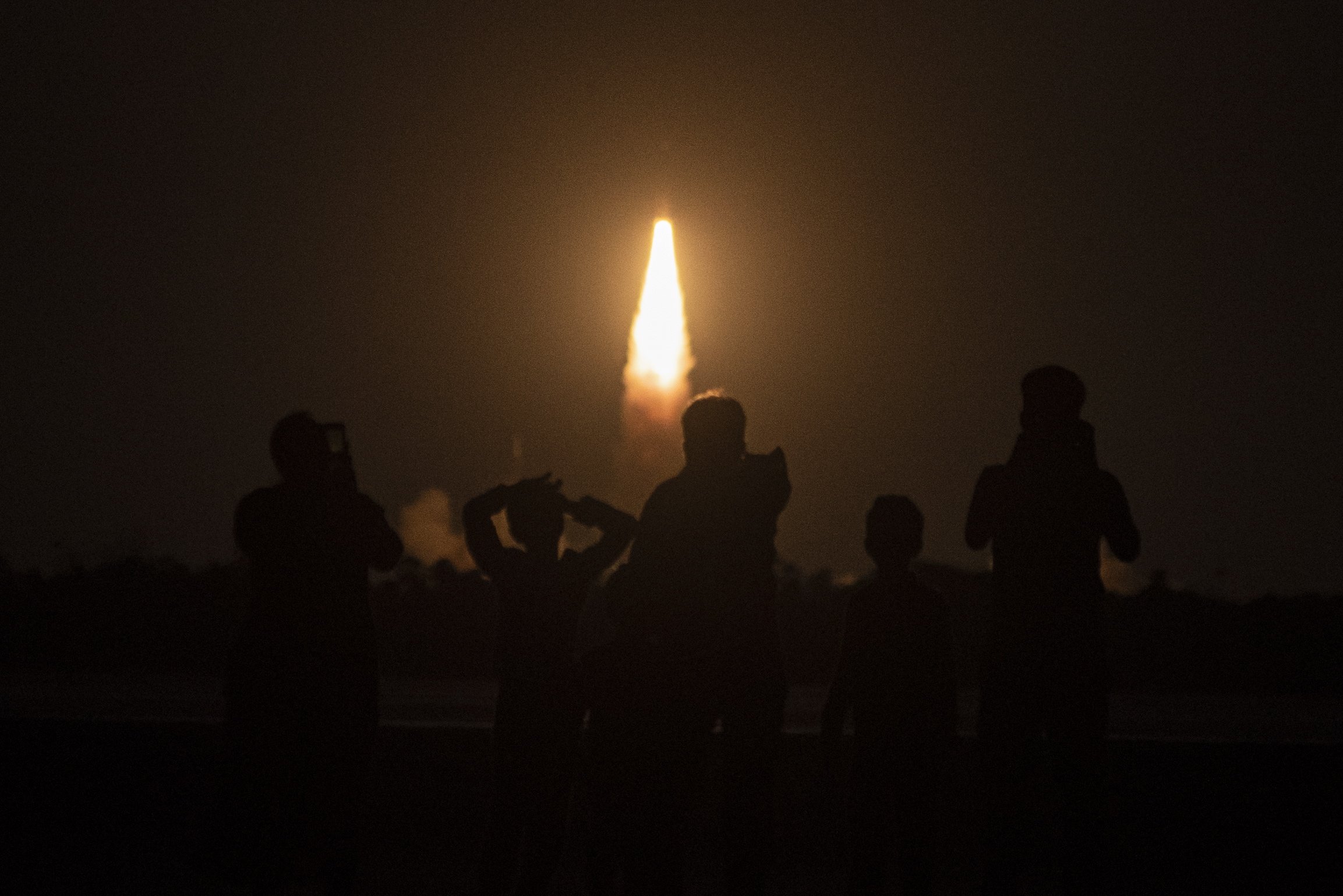 image Indian rocket fails to launch earth observation satellite