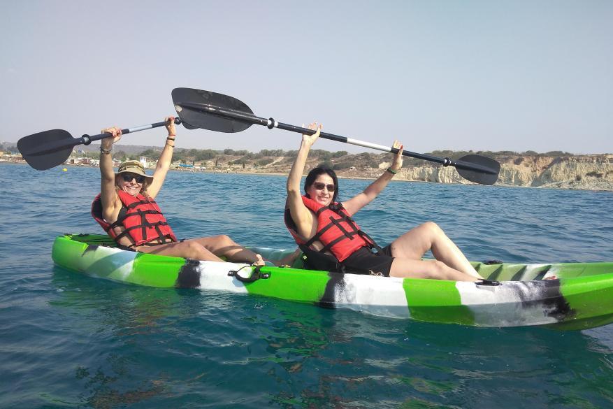 image Kayaking under a summer moon