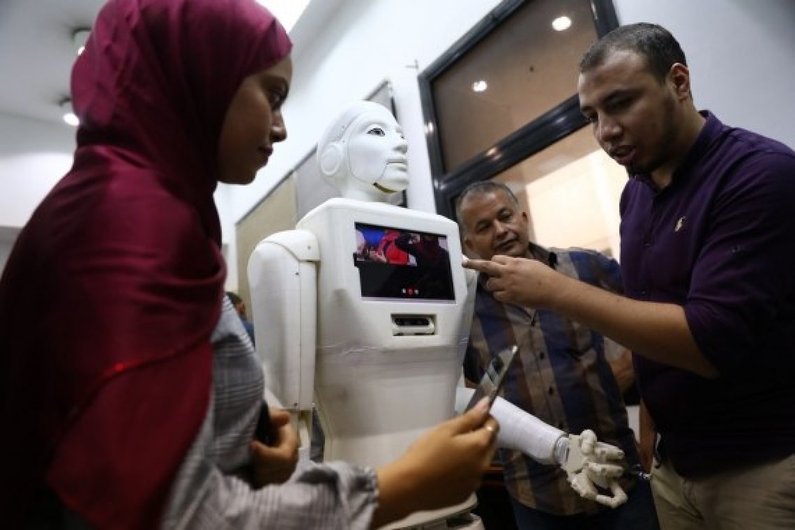 image Robot nurse to aid in Covid treatments in Egypt