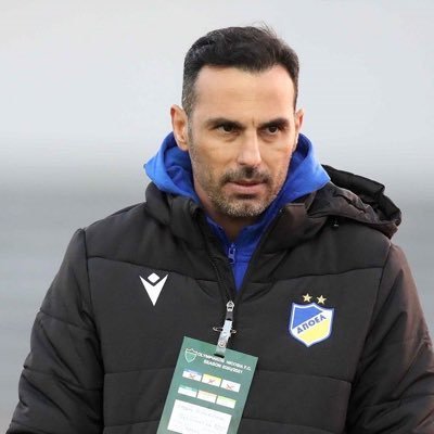image Apoel sack manager Poursaitides after one game