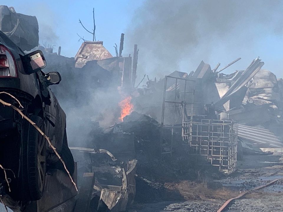 image Fire breaks out at Yeri factory (Updated)