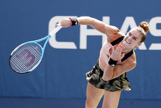 image Flawless Sakkari faces Kvitova test in US Open third round