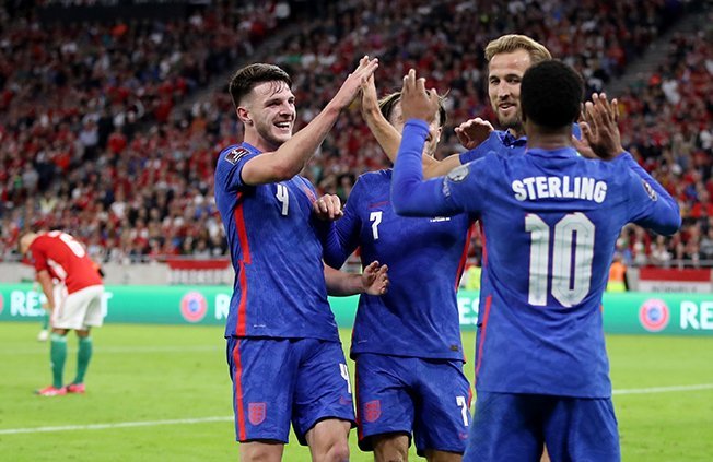 image England cruise to 4-0 win in Hungary