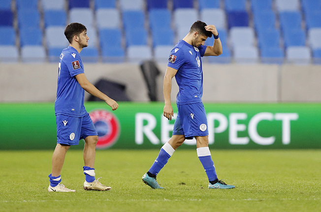 image Cyprus suffer third straight defeat in World Cup qualifying