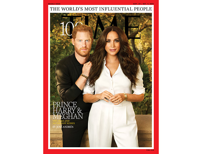 image Harry and Meghan featured on Time 100 influencer list