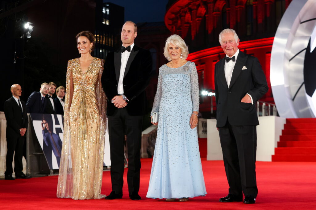 the world premiere of "no time to die" in london
