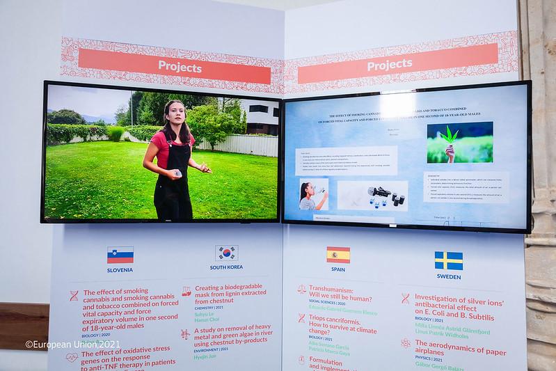 image Young scientists shine at EU contest for outstanding projects