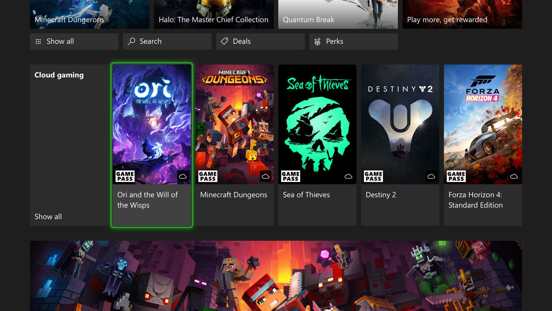 image Microsoft says cloud gaming on Xbox near