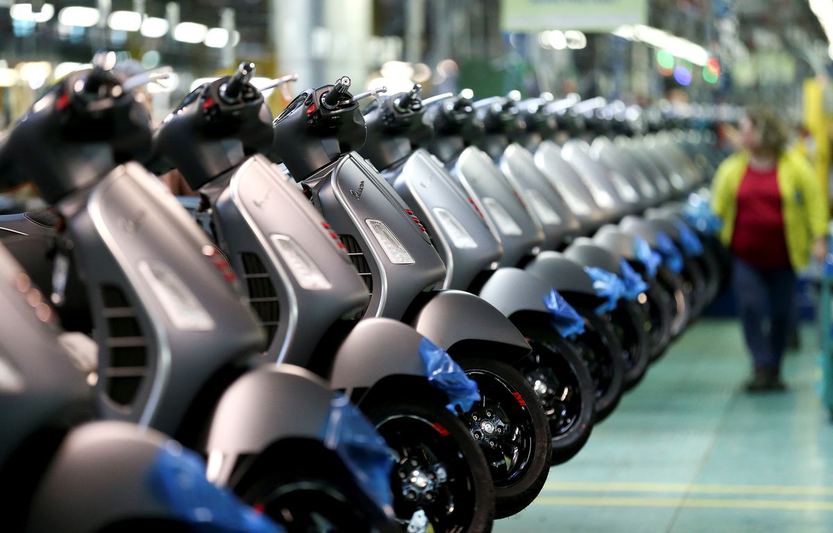 image Piaggio, KTM, Honda and Yamaha set up swappable batteries consortium