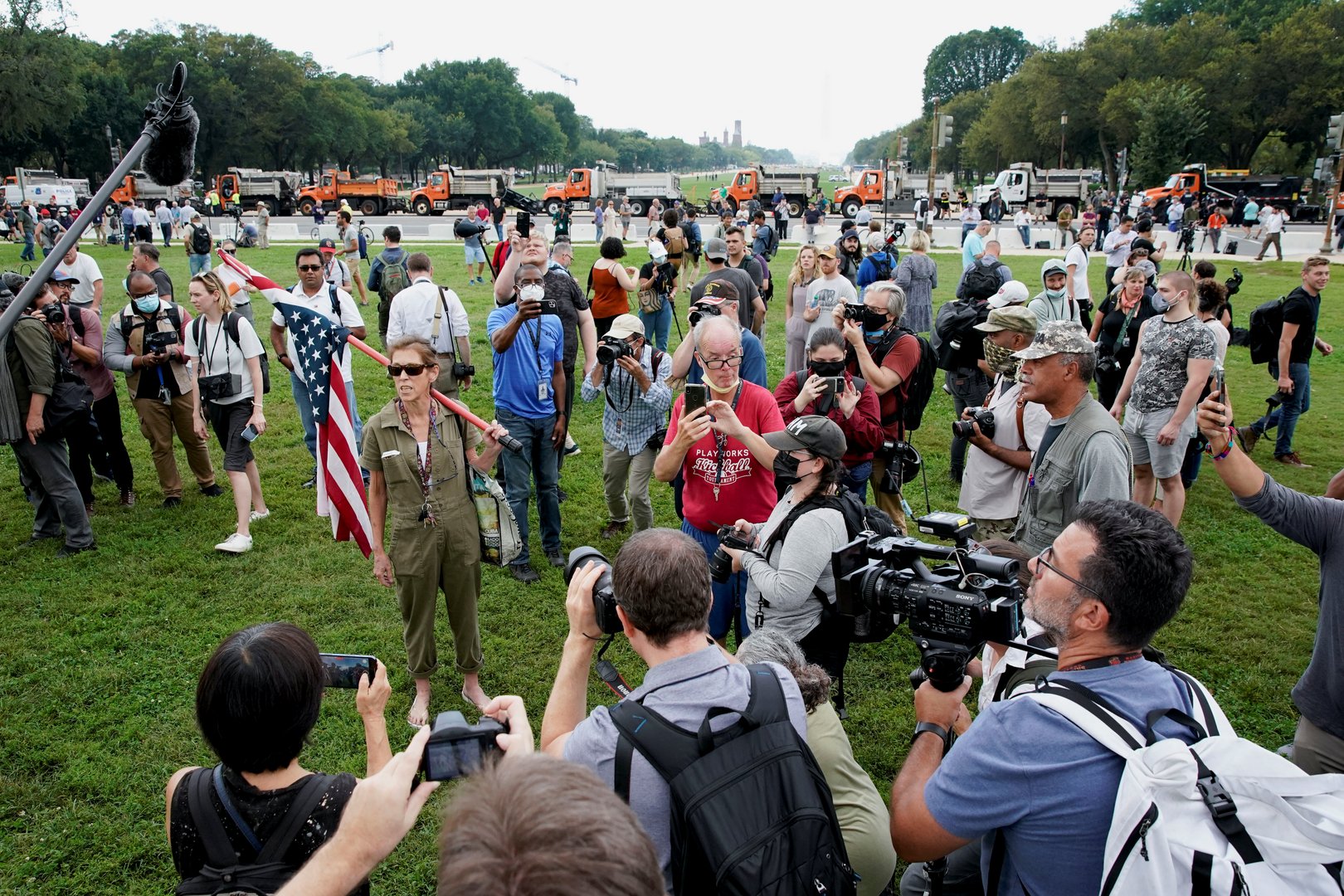 image US Capitol on high alert as pro-Trump demonstrators converge for rally