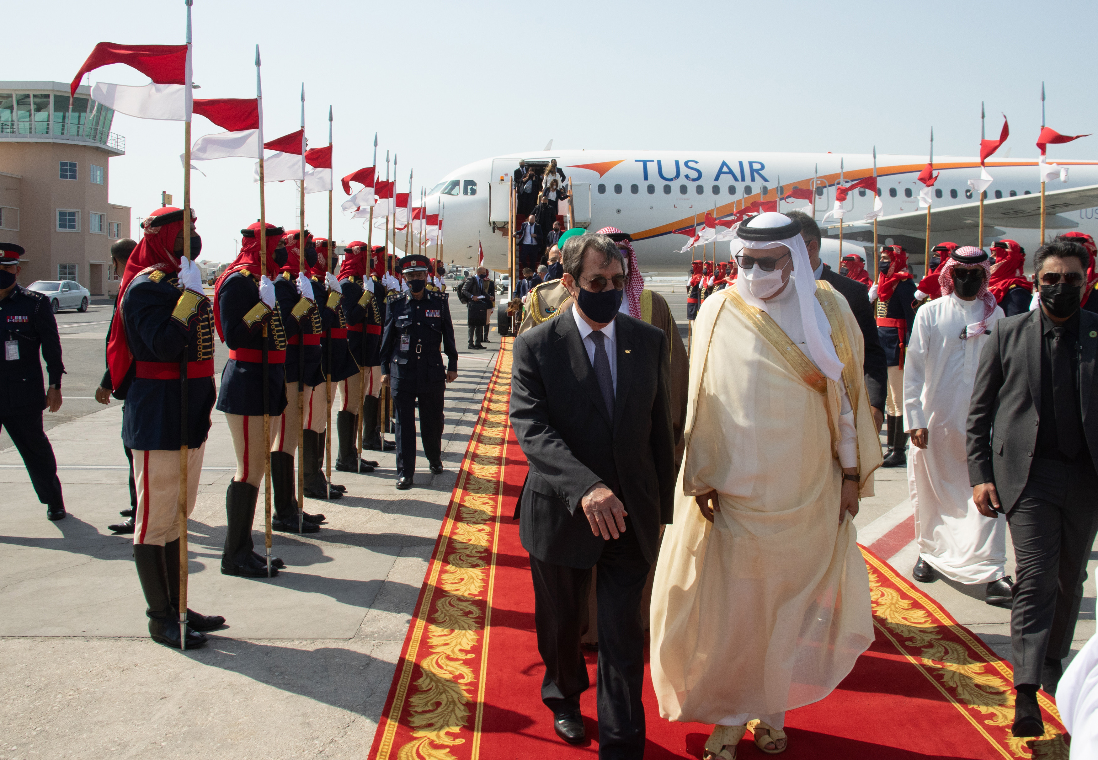 image President Anastasiades begins official visit to Bahrain