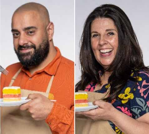 image Two UK Cypriots competing in return of Great British Bake Off