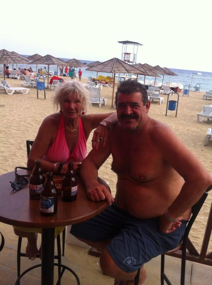 feature evie mariana and michalis on the beach