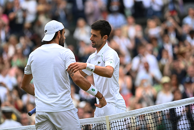 image Djokovic aims to tame &#8216;hammer&#8217; Berrettini