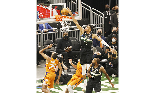 image Bucks star Giannis Antetokounmpo &#8216;not satisfied&#8217; after NBA title