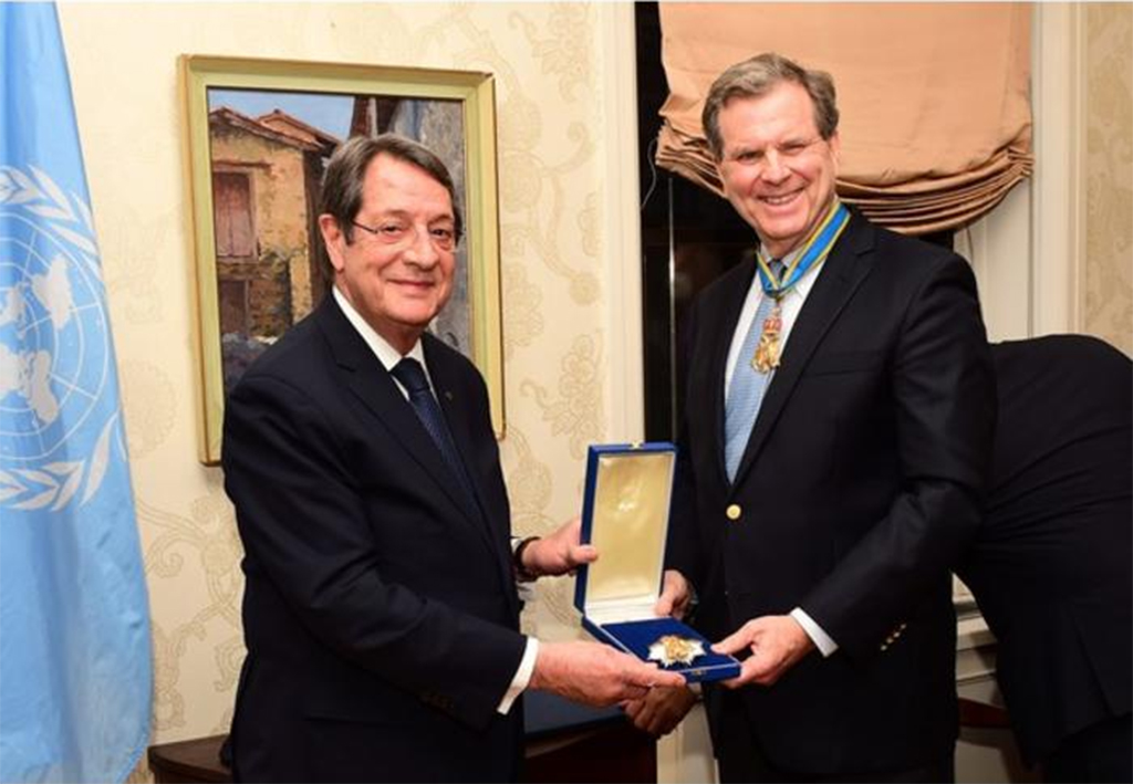 image Cyprus honours head of American Jewish Committee