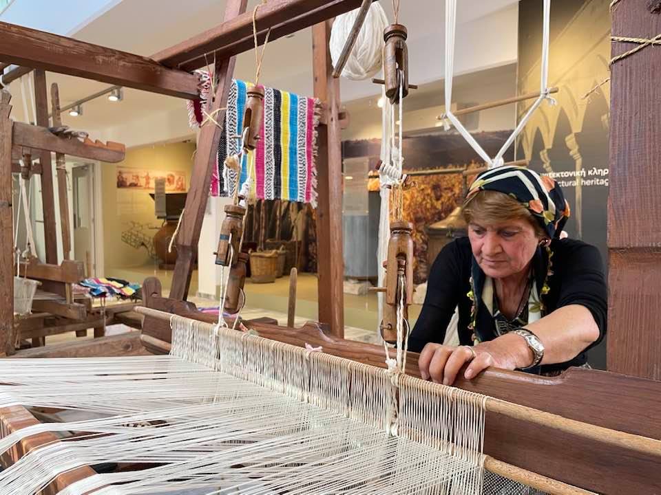 image Free tours and live demonstrations at Droushia Weaving Museum