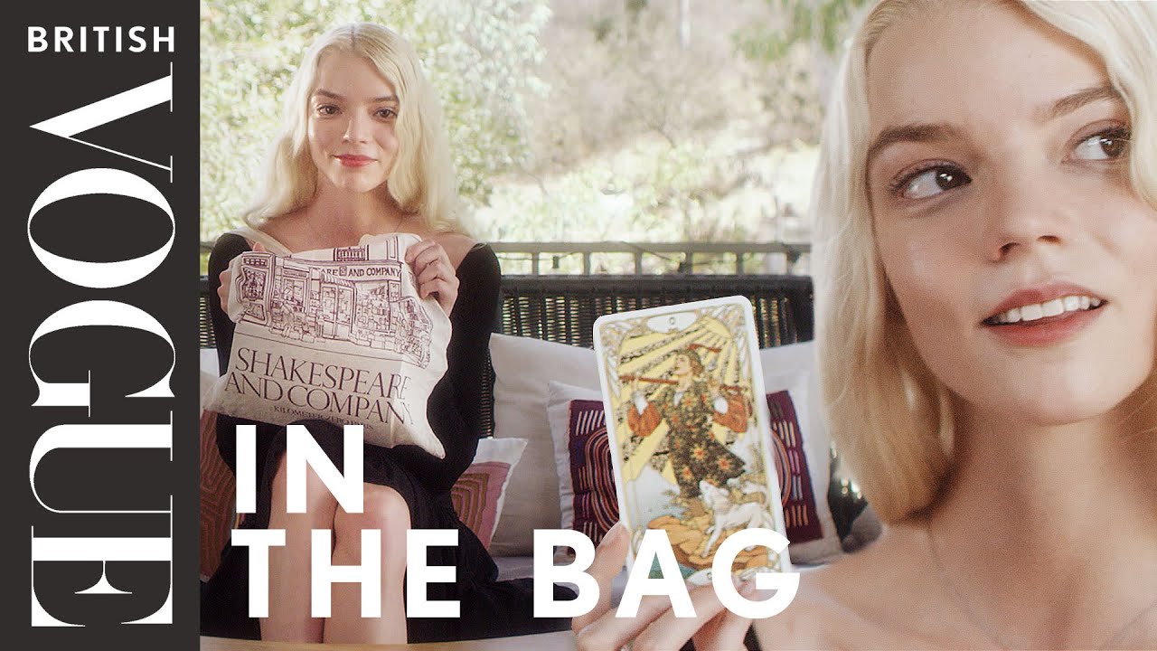 image In the bag: Anya Taylor-Joy upturns her bookworm&#8217;s Parisian tote
