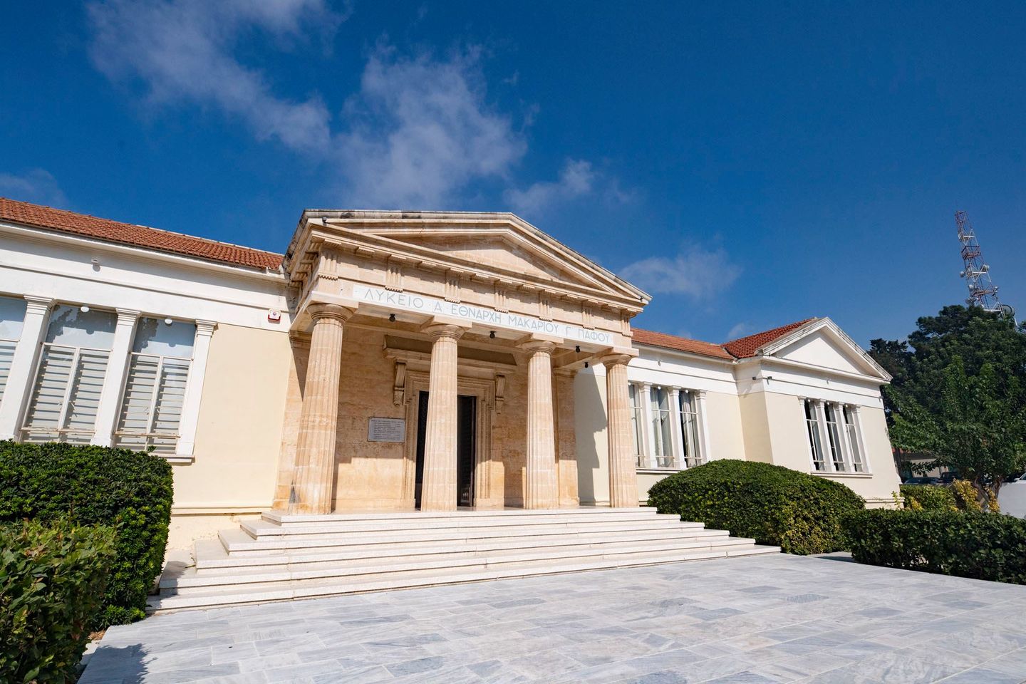 image Paphos mayor calls off decision to paint neoclassical school grey