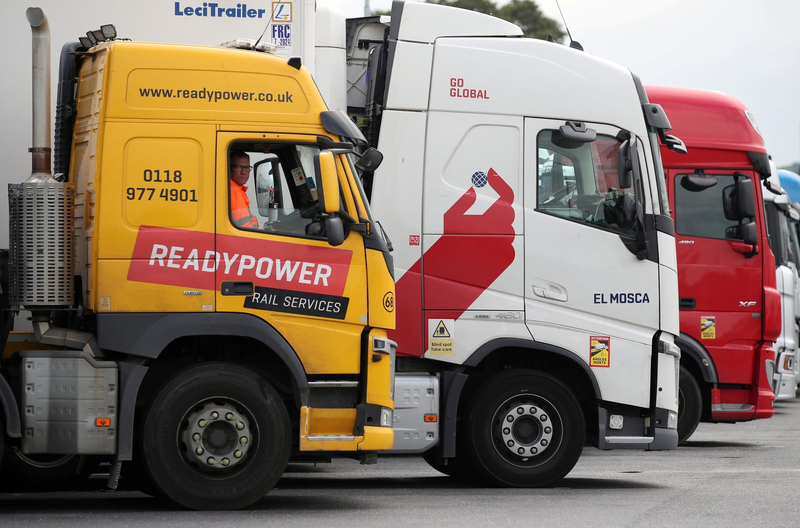 image With some gas stations closed, Britain vows to solve trucker shortage
